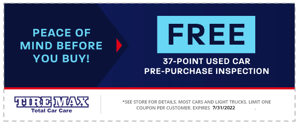 free 37-point used car pre-purchase inspection